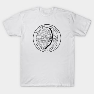 St. Louis Map T-Shirt